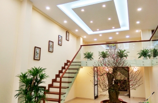Cầu thang inox kính Pat hông DDT(Pad đôi)