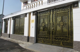 Cổng cửa sắt biệt thự MDCBT03