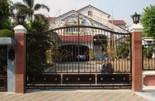 Cổng cửa sắt mỹ nghệ MDC507