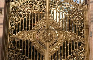Cổng cửa nhôm đúc MDCN01