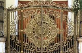 Cổng cửa nhôm đúc MDCN02