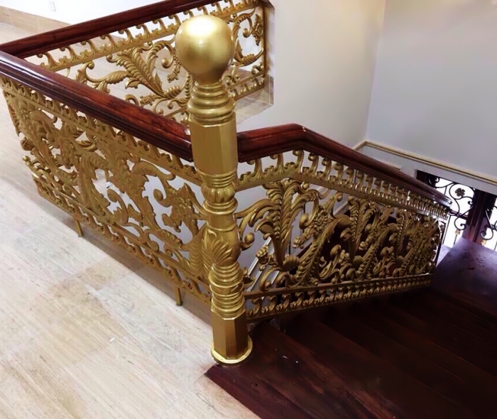 Cầu thang nhôm đúc CTNĐMD012