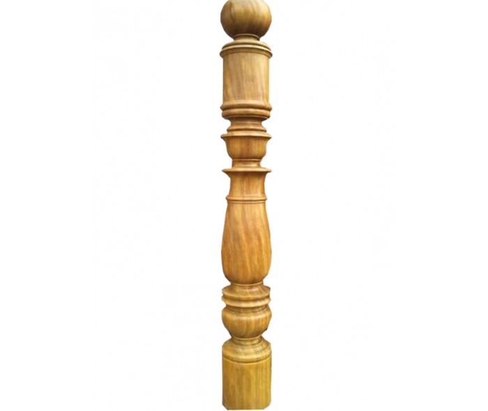 Trụ cái tròn gỗ nghiến