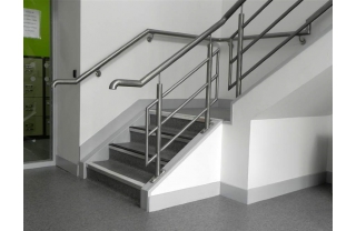 Cầu thang inox thanh tròn