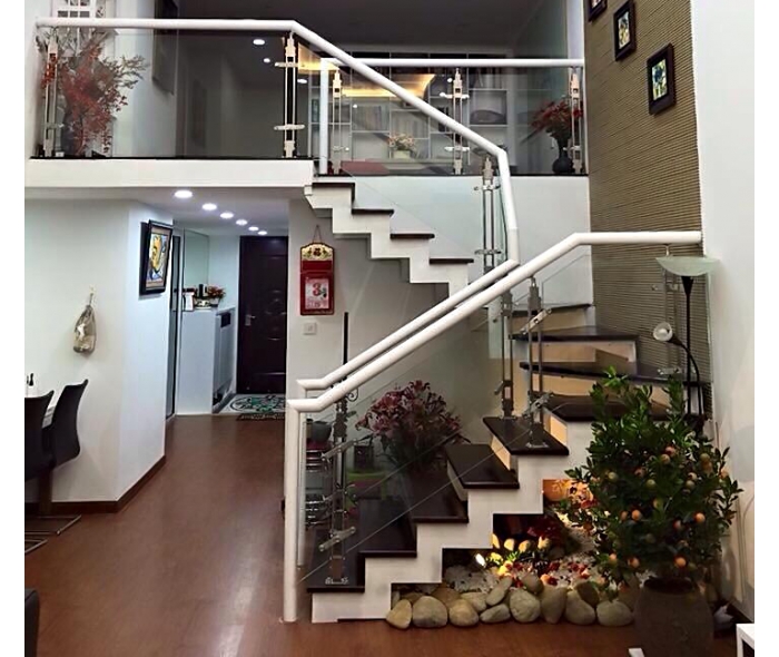Cầu thang xương cá sắt thép tấm 10mm