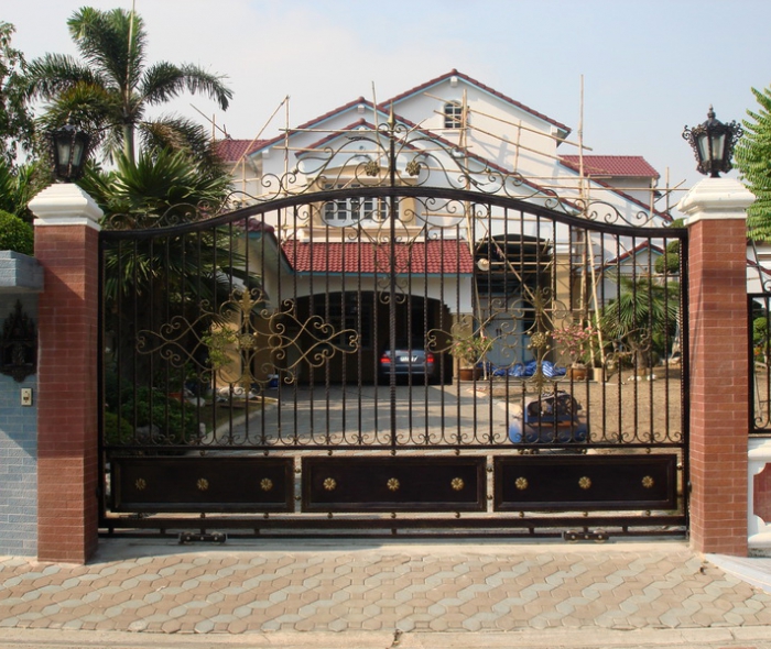 Cổng cửa sắt mỹ nghệ MDC507