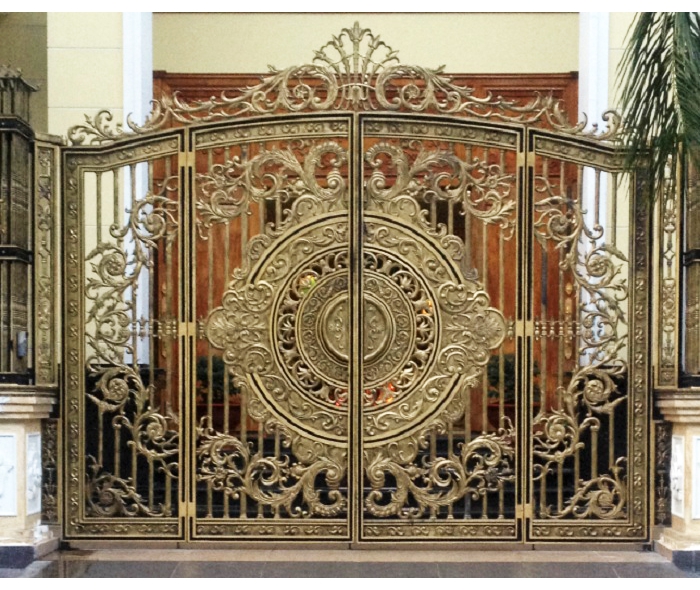 Cổng cửa nhôm đúc MDCN02