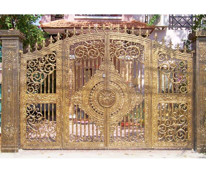 Cổng cửa nhôm đúc MDCN03