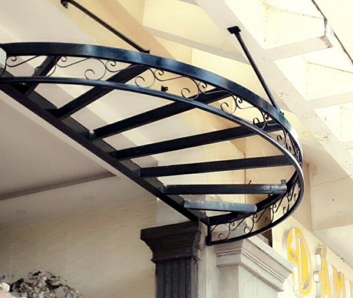 Mái kính sắt mỹ thuật MK04 