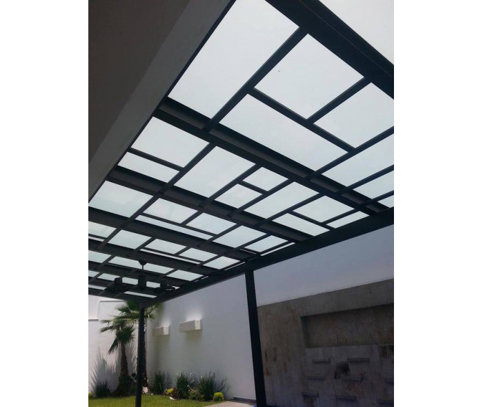 Mái kính sắt kết cấu Mk05 