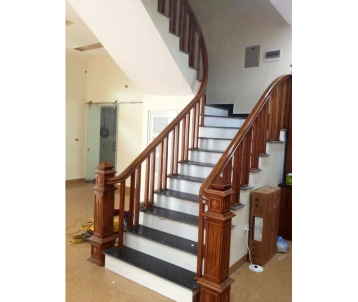 Cầu thang gỗ Vinhome GVH1
